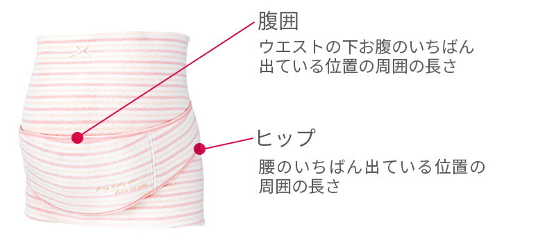 犬印本舗 妊婦帯+腹巻 補助ベルト セット ふわふわ パイル ボーダー