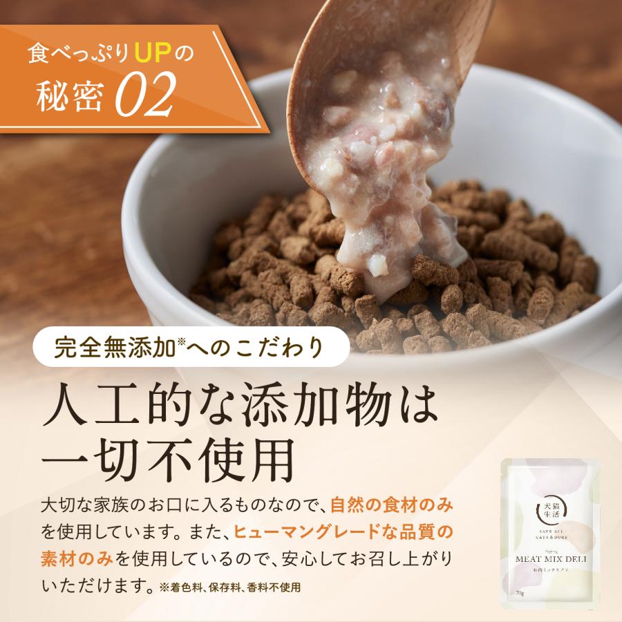 犬猫生活 お肉ミックスデリ 犬 猫 用 常温 ウェットフード トッピング
