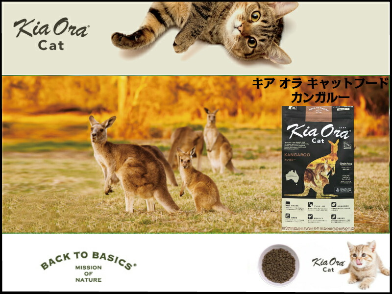 Kia Ora（キアオラ） キア オラ キャットフード カンガルー 900g : 犬
