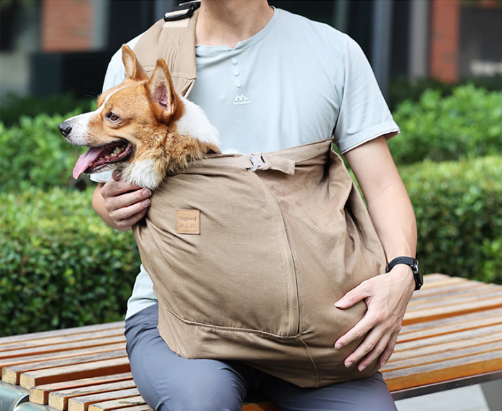 Doglemi 中型犬 15kg 対応 ペット スリング ショルダー バッグ