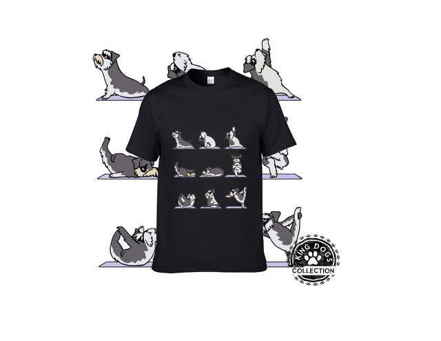 Tシャツ 半袖 シュナウザー ヨガ メンズ レディース デザイン イラスト 犬 S L オーナー Kingdogs 犬屋 Kingdogs Ot01 犬屋 Yahoo 店 通販 Yahoo ショッピング