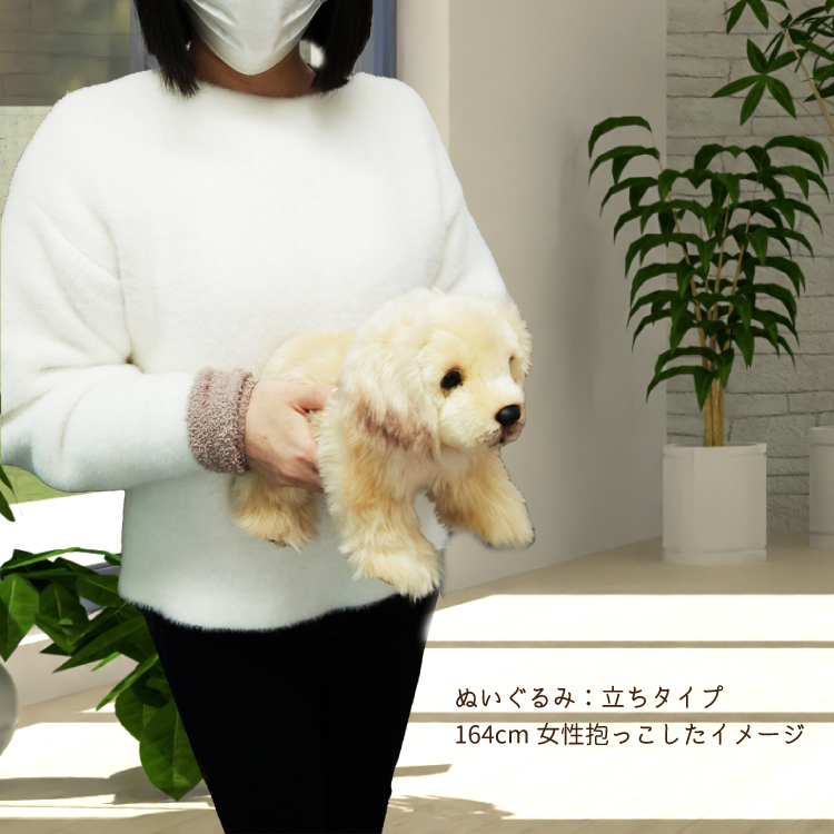 ゴールデンレトリバー 2種 ぬいぐるみ お座り 立ち 犬 おもちゃ 雑貨