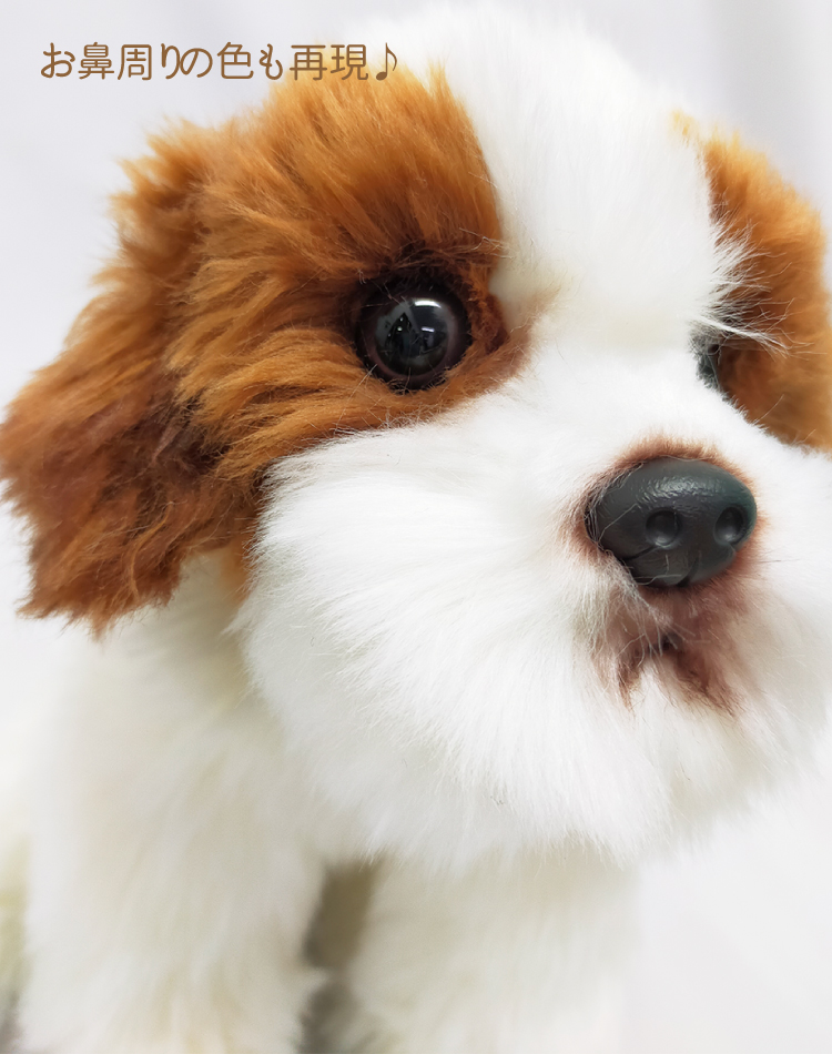 犬のぬいぐるみ 茶色と白 中型 茶色と白の犬のぬいぐるみ 約15cm - メルカリ