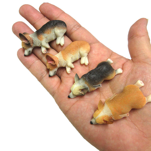 コーギー ネムネム ミニミニ マグネット 伏せ 横向き 約5cm前後 販売 置物 グッズ 各セット 雑貨 ポリレジン インテリア 犬屋 各種 犬