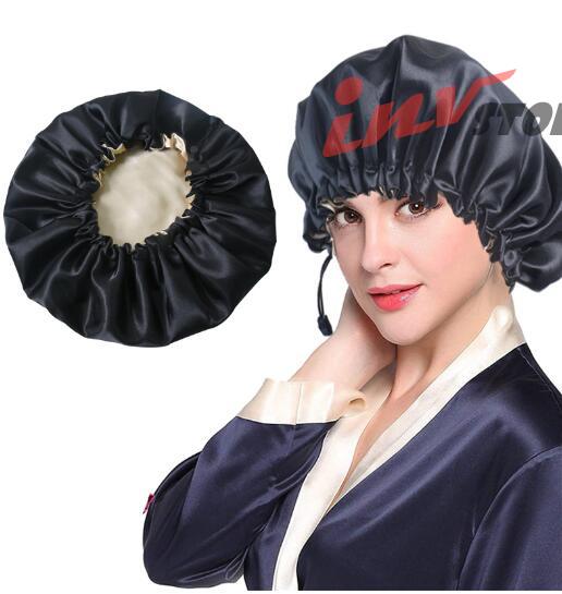 ナイトキャップ シルク シルクキャップ ヘアキャップ レディースパジャマ 髪 ロング 保湿 睡眠 就寝用 女性 ロングヘア 美髪 パサつき 保湿