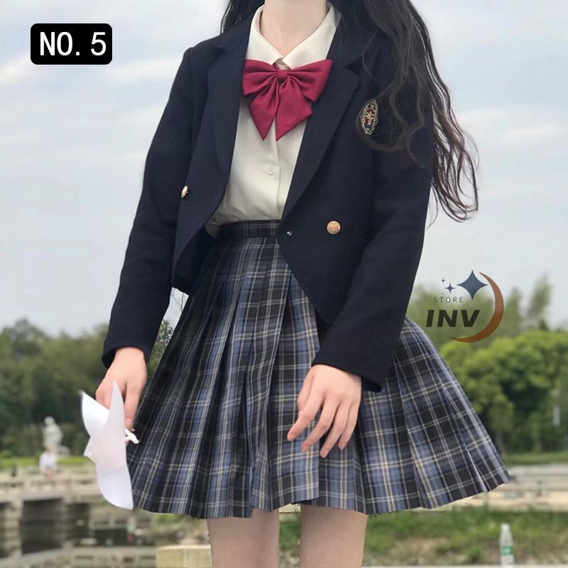 制服 制服セット フォーマルスーツ ブレザー 高校 女子 安い 5点セット 制服スカート スカート グレー 紺 中学生 レデイース ブラウス 入学式  卒業式 発表会