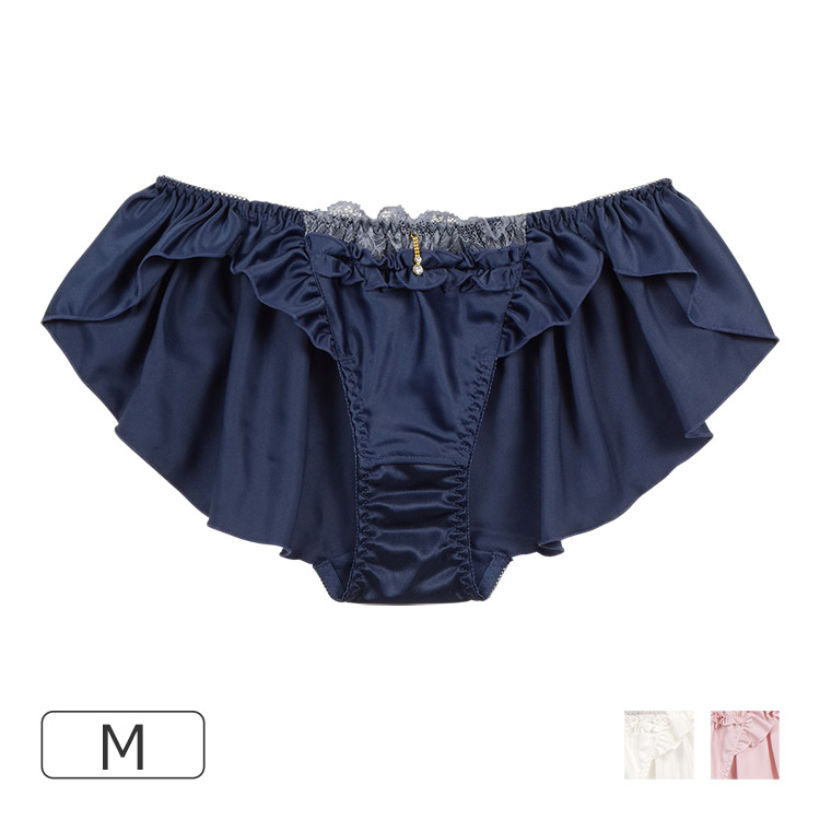 COCO Linge フローラサテン フリルショーツ M 227271 : アンテシュクレ