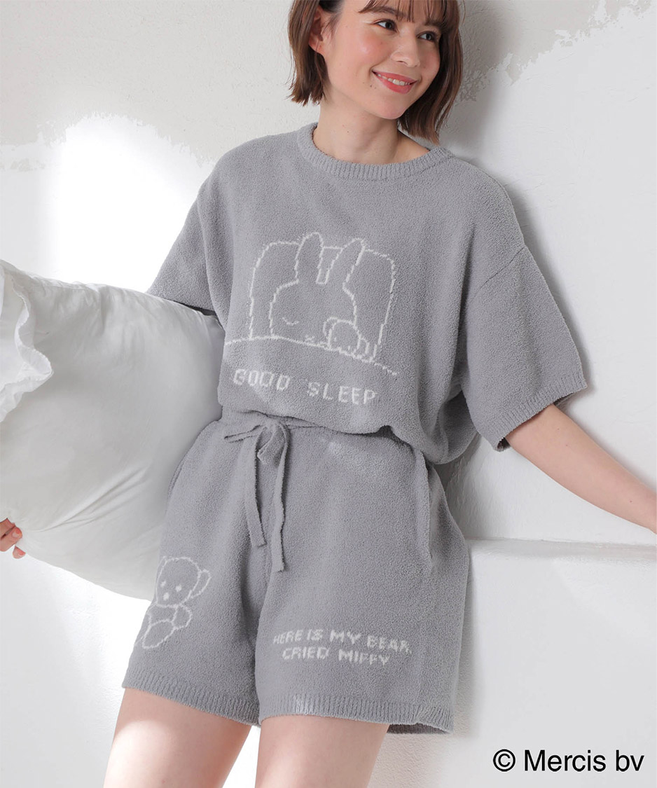 ナルエー narue サマーニット ミッフィーグッドスリープ ルームウェア トップス M-L 23-15201