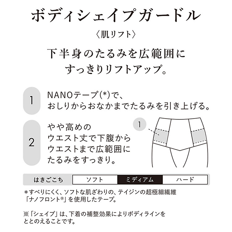 WACOAL ワコール ボディシェイプガードル SUHADA 肌リフト