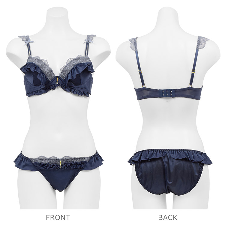 COCO Linge フローラサテン ブラセット ABCDEFカップ アンダー65/70