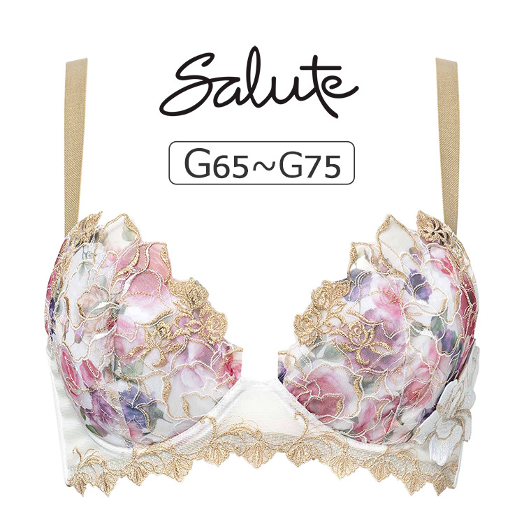 スーパーセール タイムセール 時間 サルート ワコール 17G ブラジャー単品 Real Up Bra Gカップ 下着・アンダーウェア