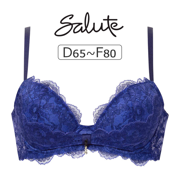 通販 20G ワコール サルート ブラジャー単品 DEFカップ リボンブラ 下着・アンダーウェア