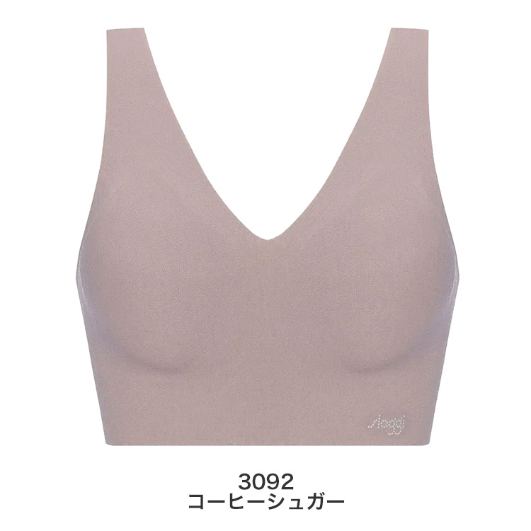 Sloggi トリンプ スロギー ゼロフィール 綿混 カップ付きハーフトップ