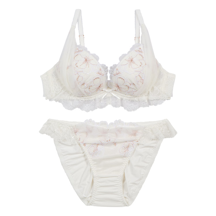 Be-fit ブラジャー L〜LL パッド付き intesucre（アンテシュクレ） 毎日フィットブラ Wパッドボリューム