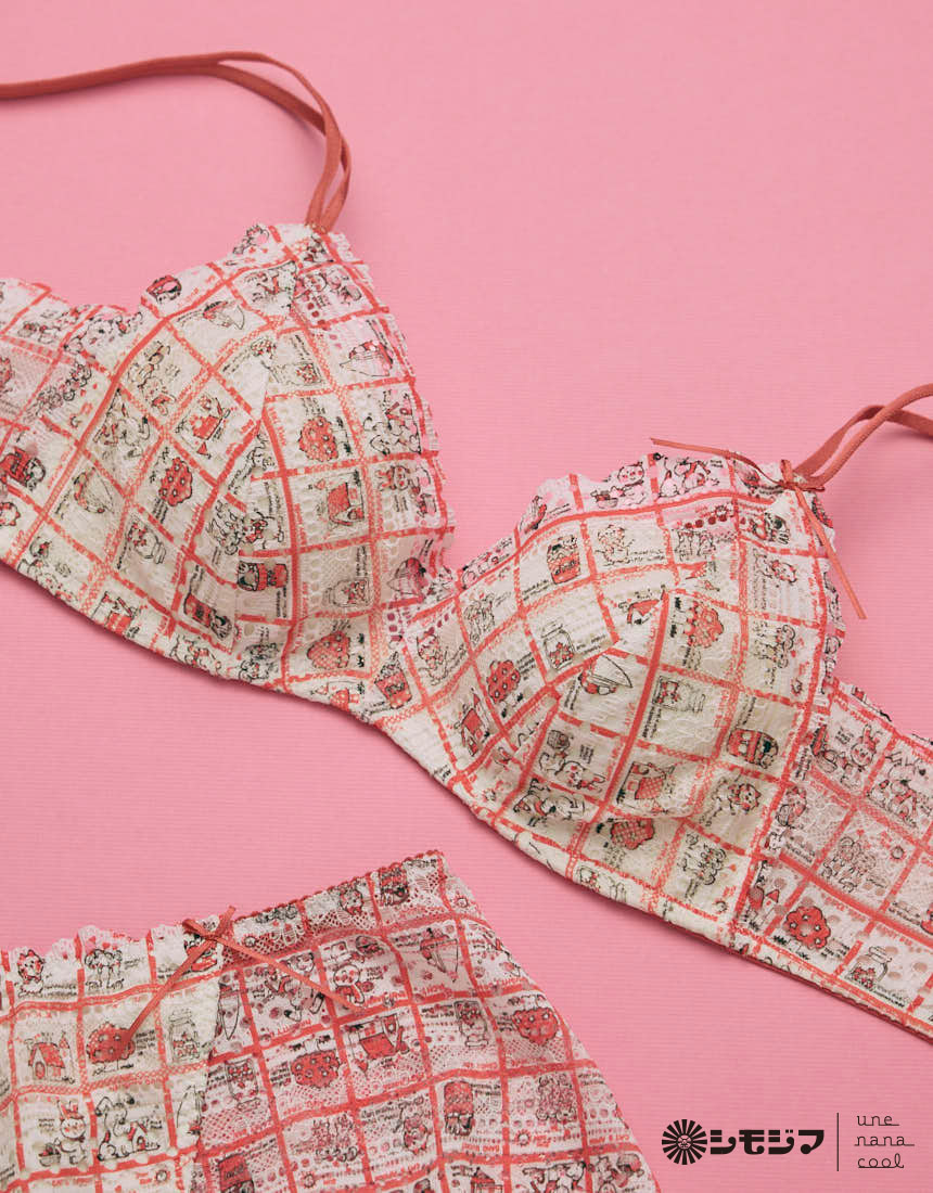 nanala 　yuw ✳︎ 今期完売商品　ボリュームオールインワン ピンク une nana cool（ウンナナクール） ブラジャー 「ほわピタカップが