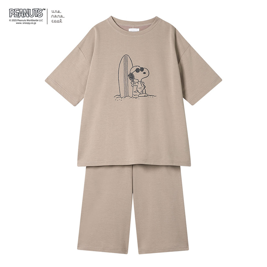 une nana cool ウンナナクール PEANUTS×une リヨセルハイゲージ