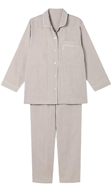 睡眠科学 ワコール パジャマ 上下セット レディース 三重ガーゼ 綿100