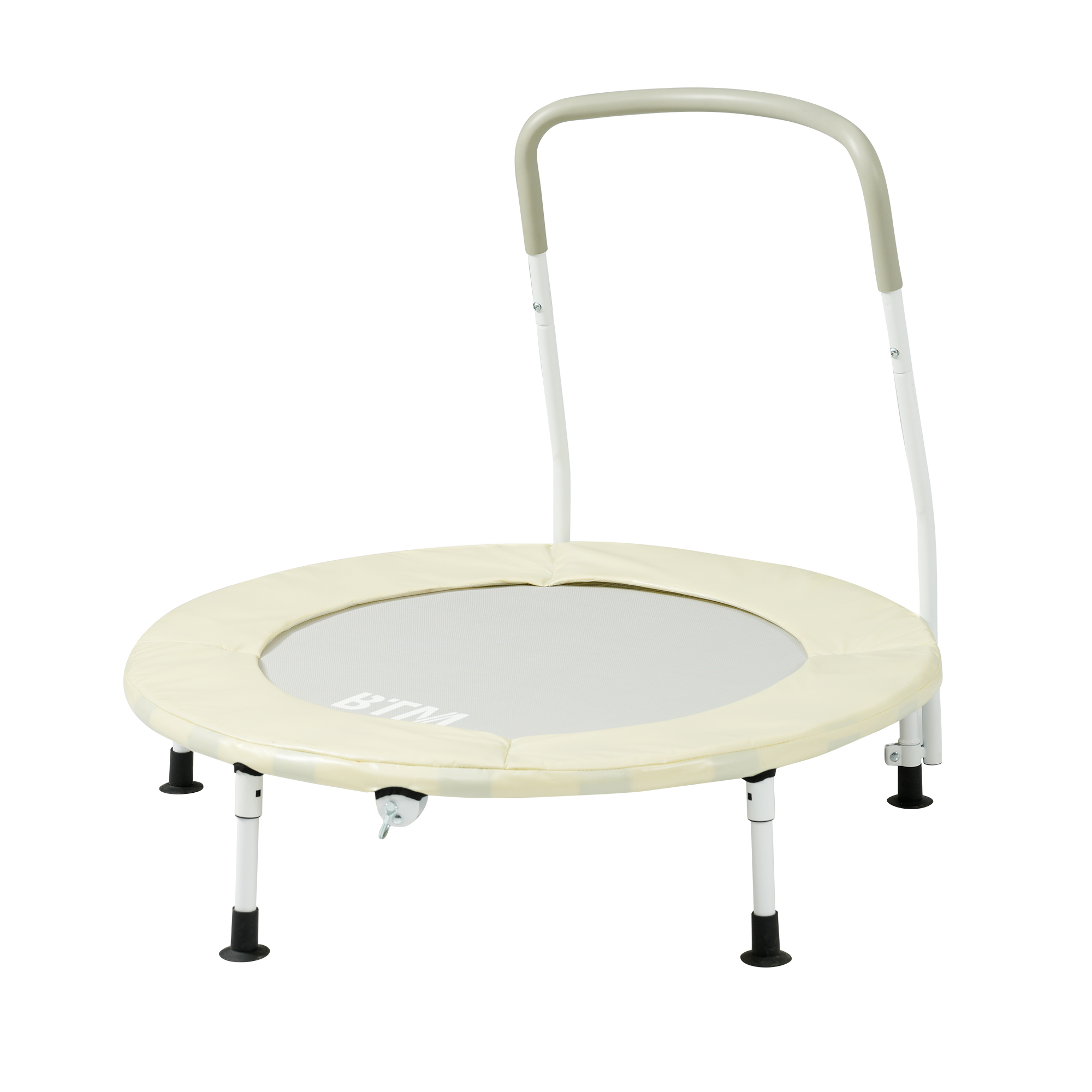 BTM 2025年新作トランポリン 手すり付き ゴム式 家庭用 子供 大人