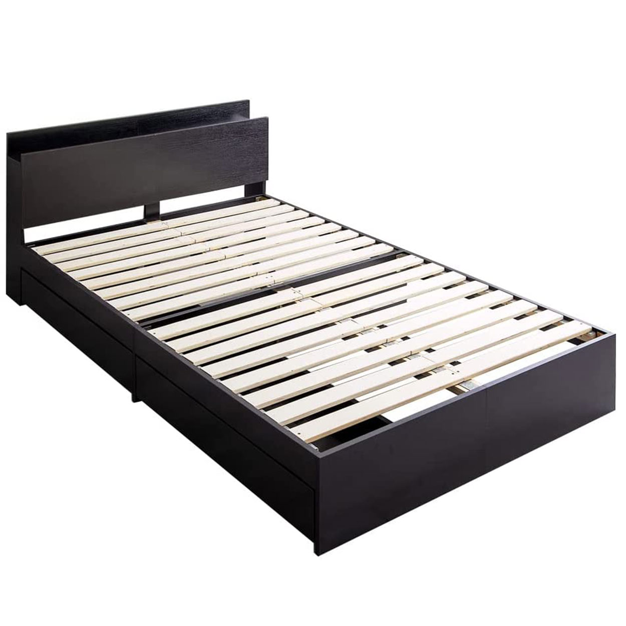 ベッド 収納 シングルベッド フレームのみ 収納付き USBコンセント付き zesto ゼスト 収納ベッド シングル すのこベッド 木製ベッド s01｜ioo-neruco｜02