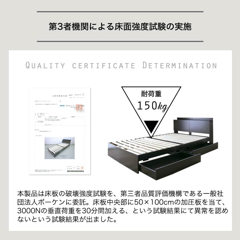 静止耐荷重150ｋｇ