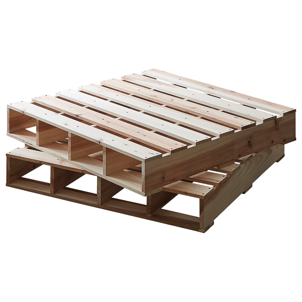 パレットベッド 簡単組立 すのこベッド スノコベッド 木製ベッド シングルサイズ シングルベッド ローベッド ヘッドレスベッド おしゃれ 新商品｜ioo-neruco｜02