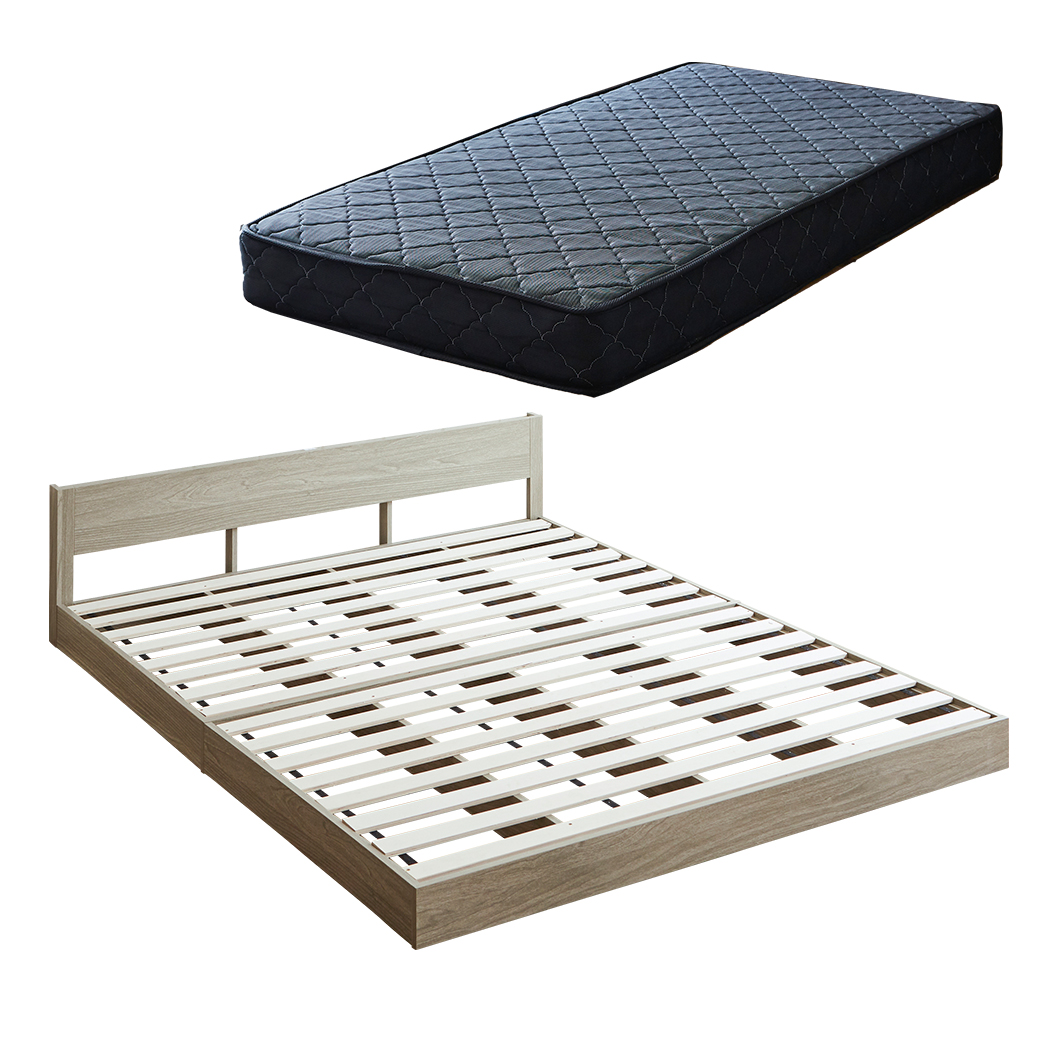 12/16 8:59まで最大10%OFF! ローベッド すのこベッド キング 厚さ20cm