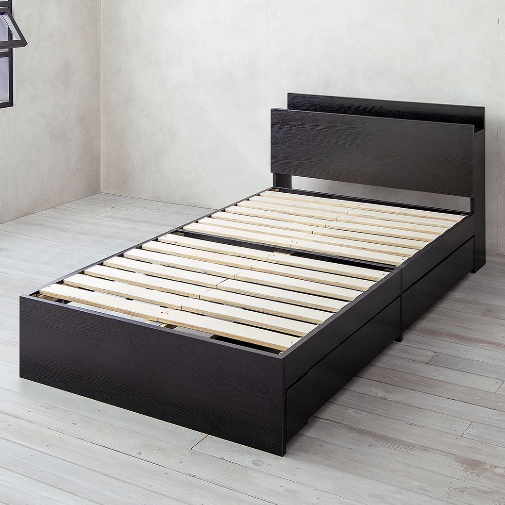 ネルコンシェルジュ 収納付きベッド セミシングルショート ベッド