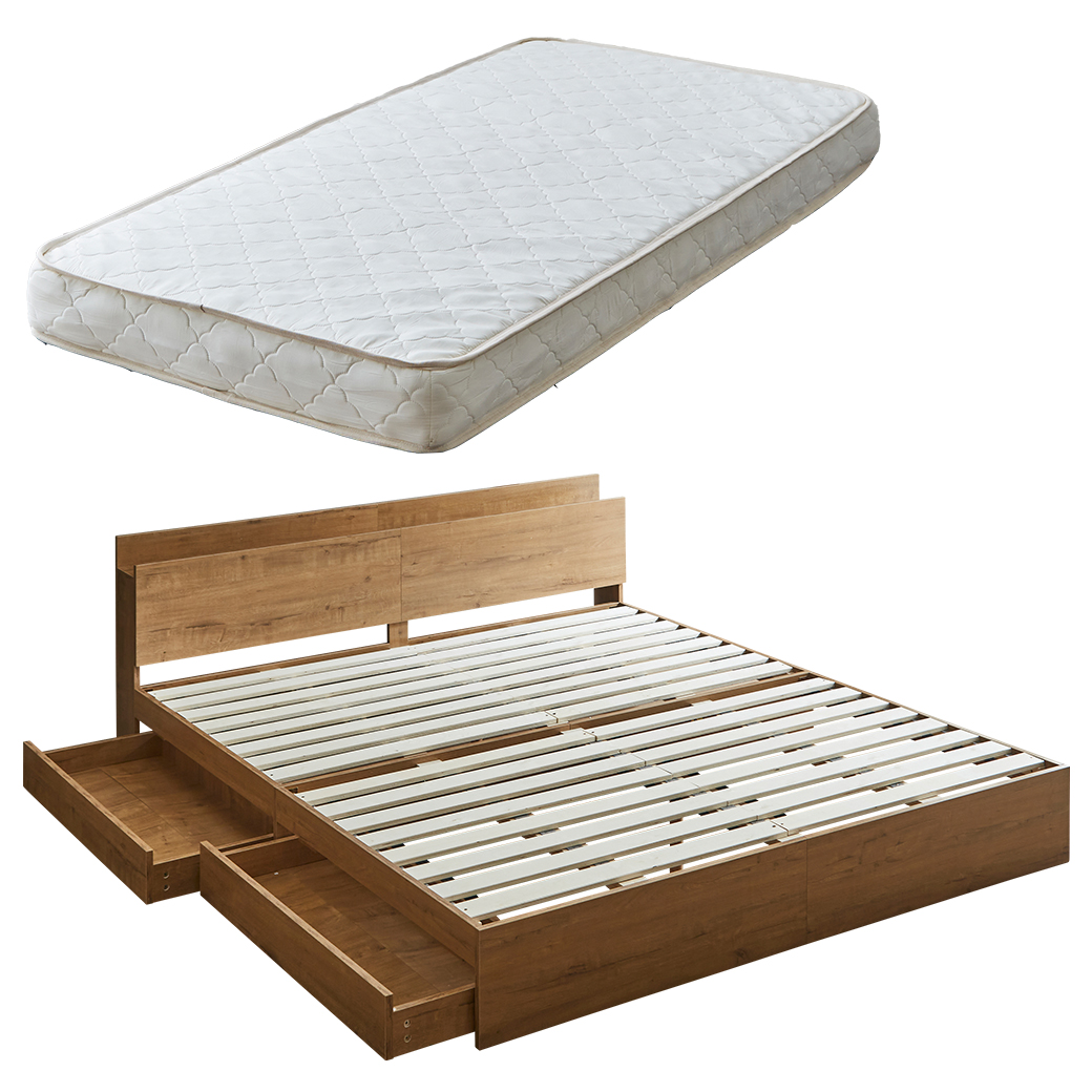 ネルコンシェルジュ 収納付きベッド キング 厚15cm ネルコZポケット