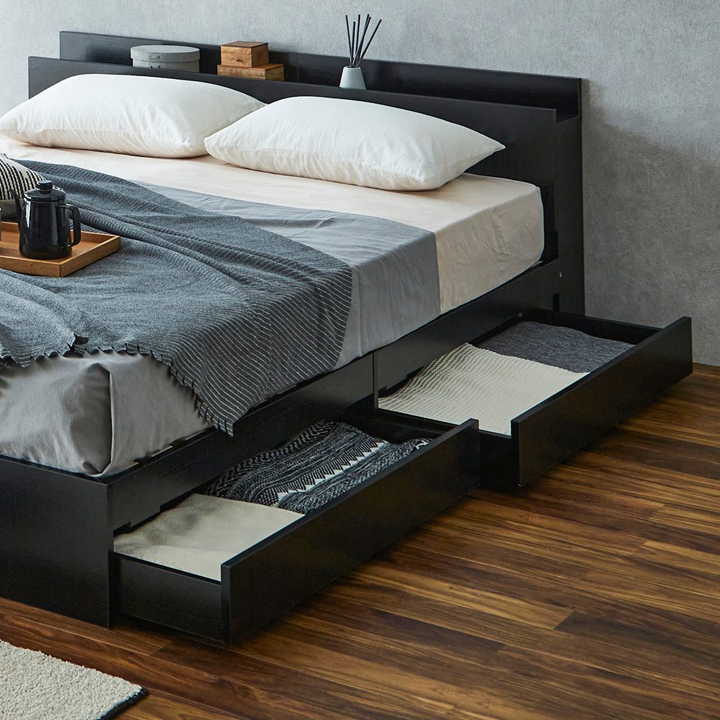 ネルコンシェルジュ 収納付きベッド 【ZESTO専用引出し2杯セット