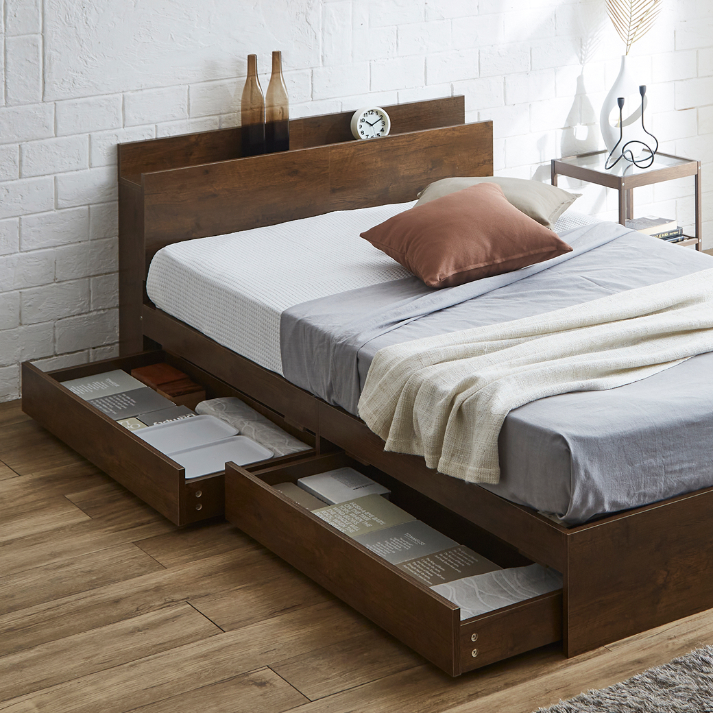 ネルコンシェルジュ 収納付きベッド 【ZESTO専用引出し2杯セット