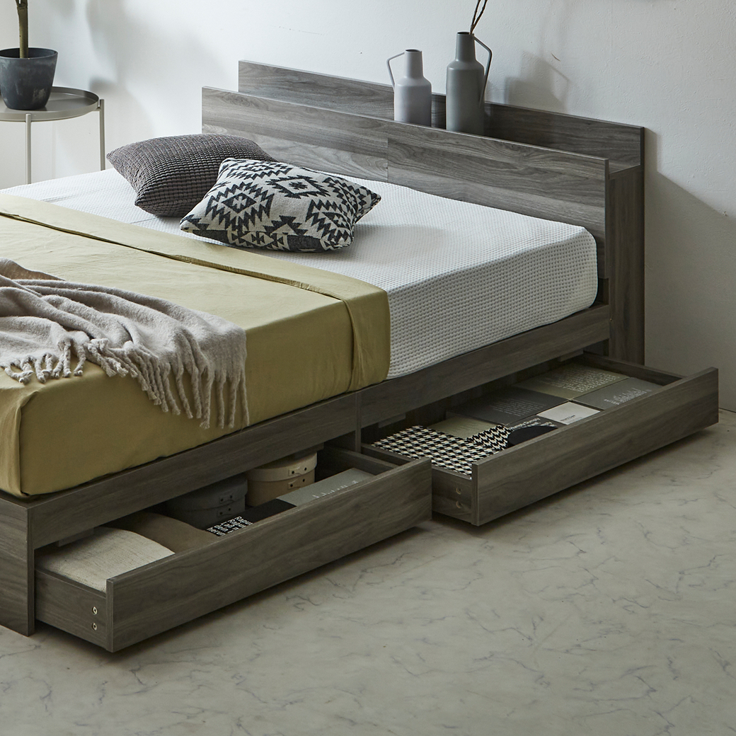 ネルコンシェルジュ 収納付きベッド 【ZESTO専用引出し2杯セット