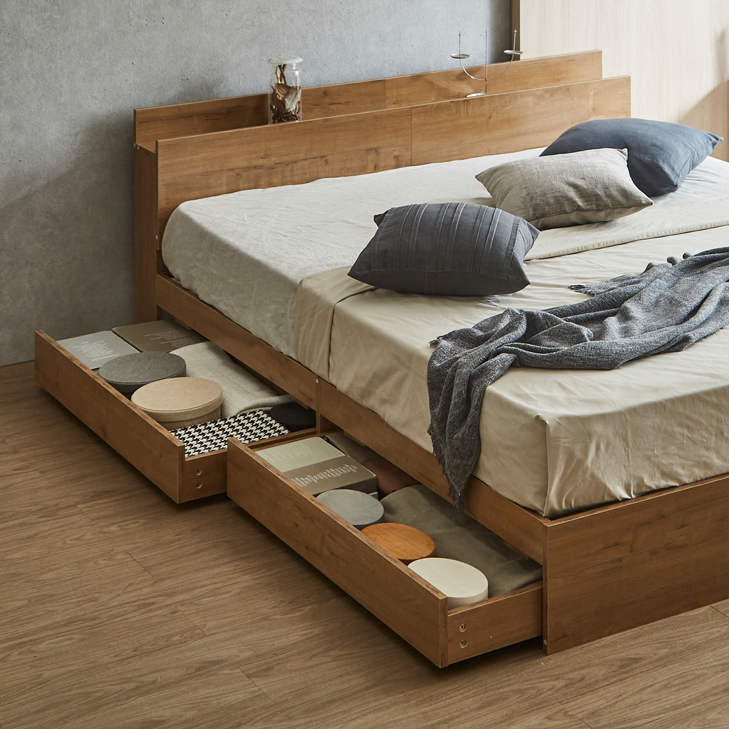 ネルコンシェルジュ 収納付きベッド 【ZESTO専用引出し2杯セット