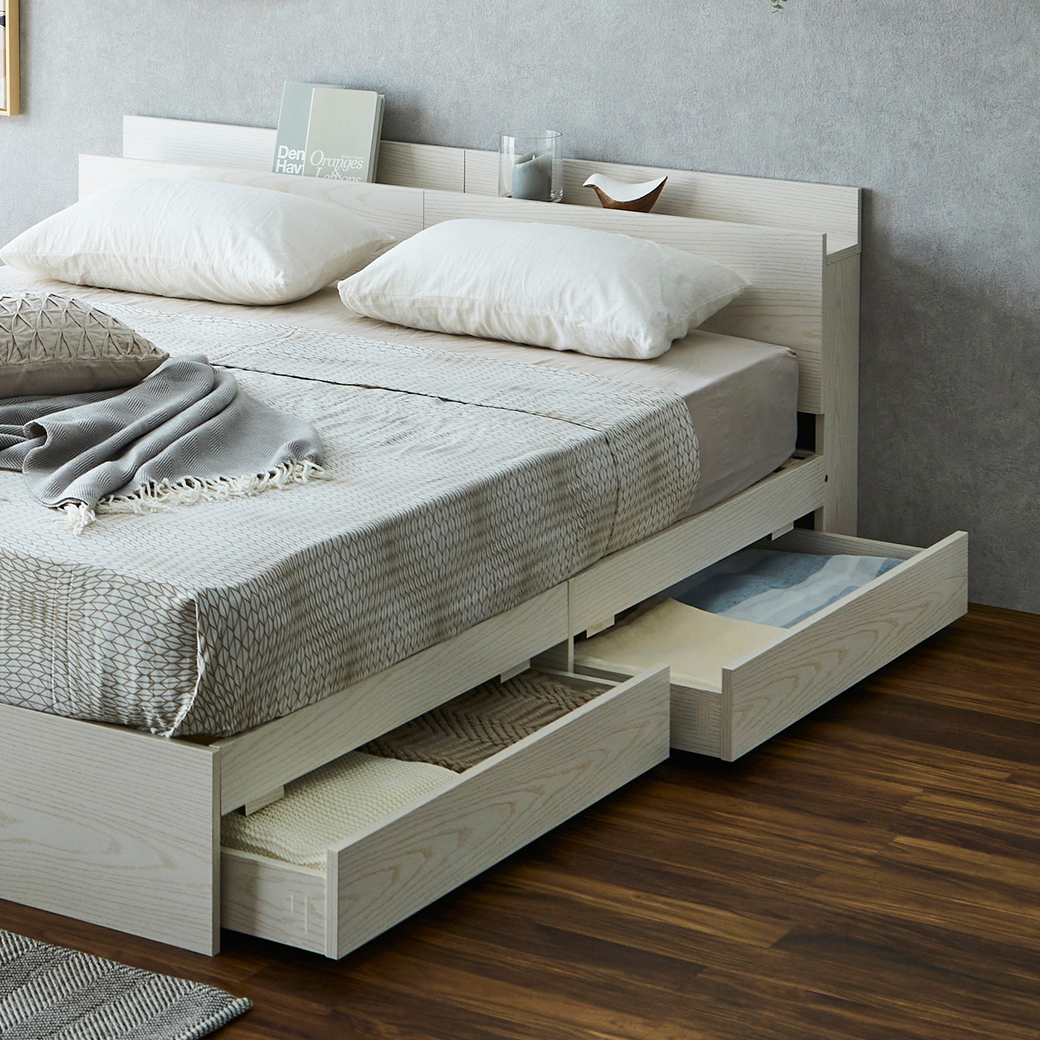 ネルコンシェルジュ 収納付きベッド 【ZESTO専用引出し2杯セット