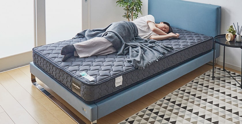 フランスベッド マットレス セミダブル 2年保証 寝返りしやすい 通気性良い 防ダニ 抗菌 防臭 ツインサポート 高密度連続スプリングマットレス