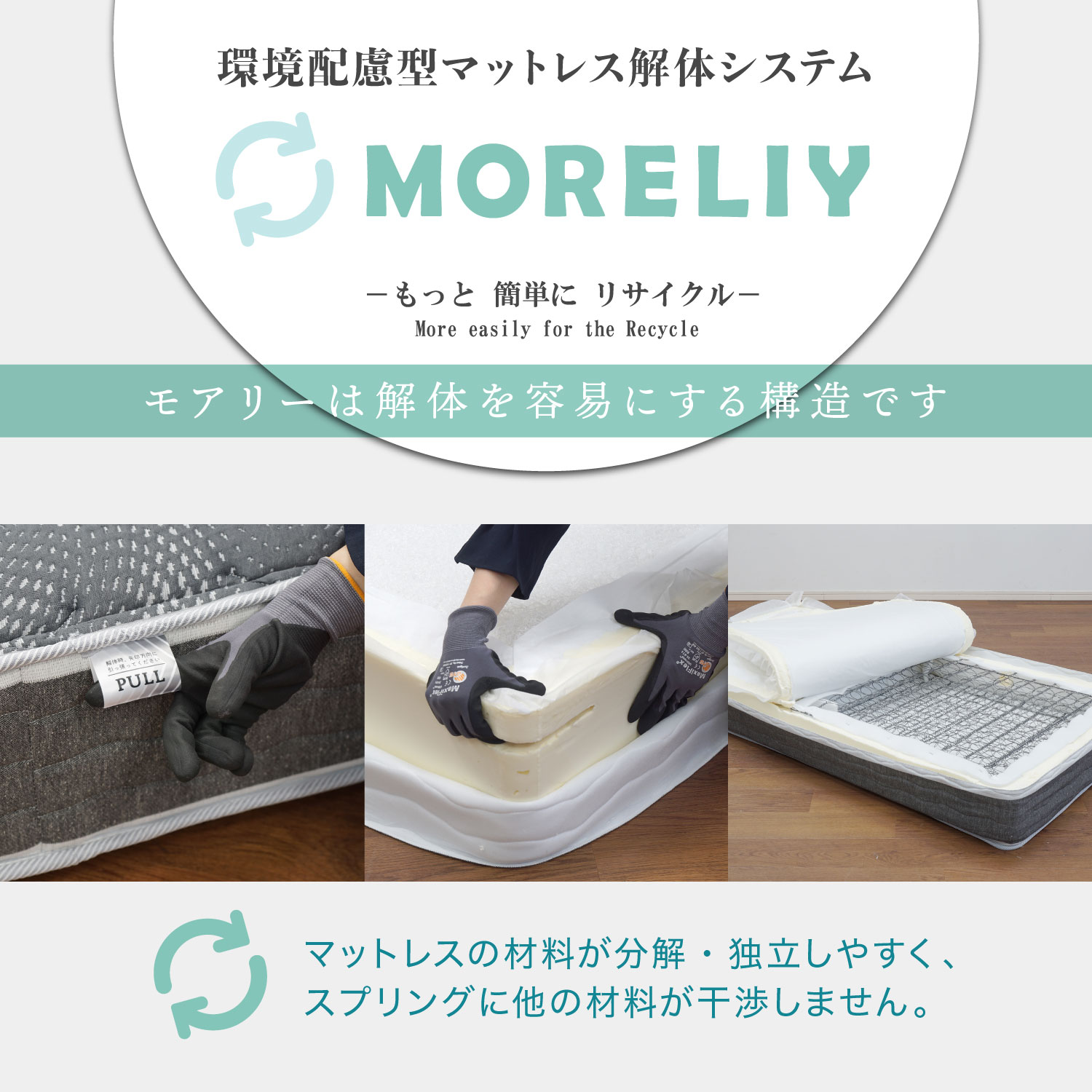 フランスベッド マットレス シングル 24cm厚 寝返りしやすい