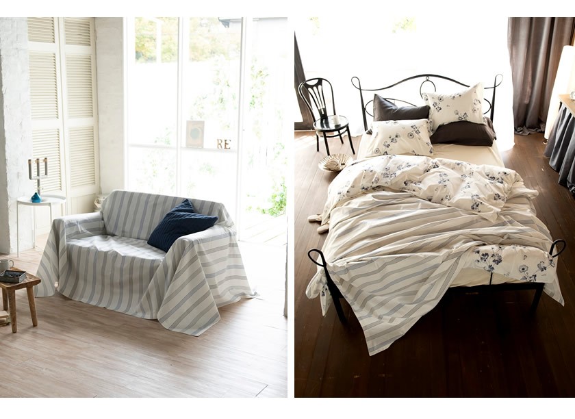 Fab the Home ウィッシュストライプ wishstripe マルチカバーS 150×210