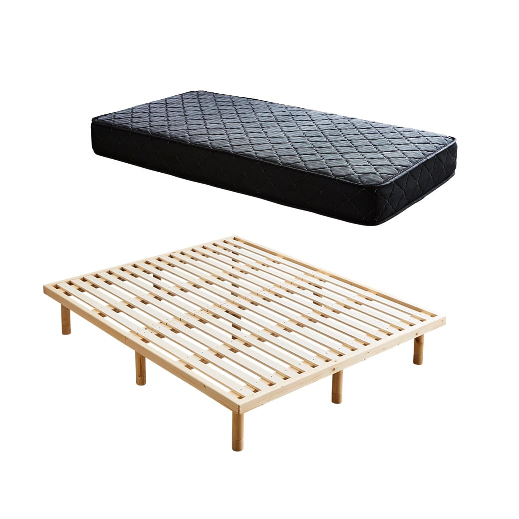 無印良品　木製すのこベッドクイーン & IKEA マットレス　2点セット売り 無印良品 木製すのこベッドクイーン & IKEA マットレス 2点セット売り