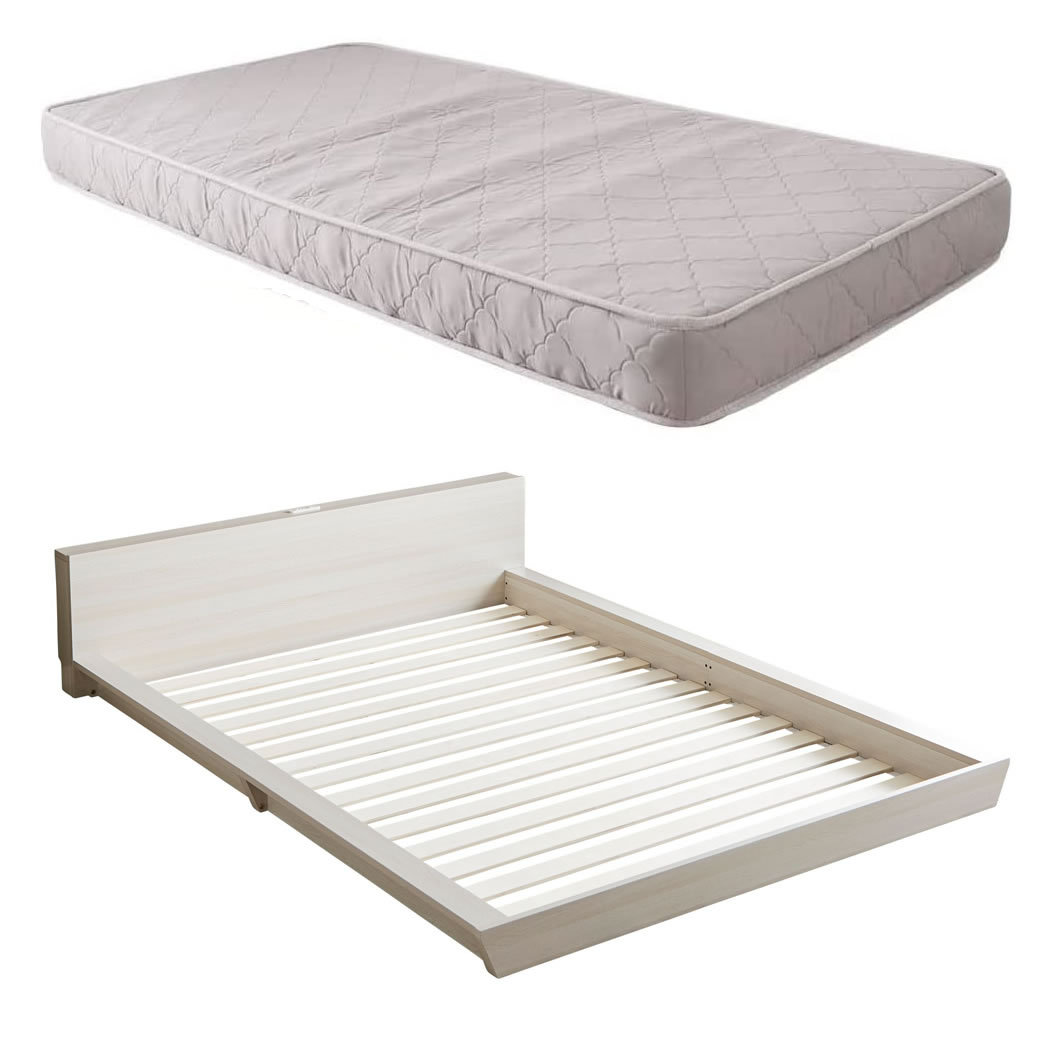 ネルコンシェルジュ Platform Bed ローベッド ダブル 15cm厚 ポケット 