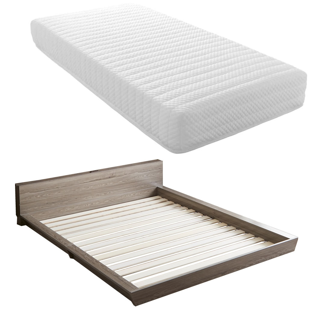 ネルコンシェルジュ Platform Bed ローベッド ダブル 25cm厚 ポケット
