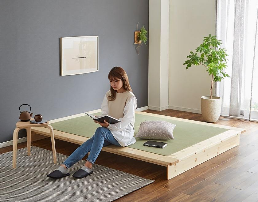 ロースタイルの畳ベッド