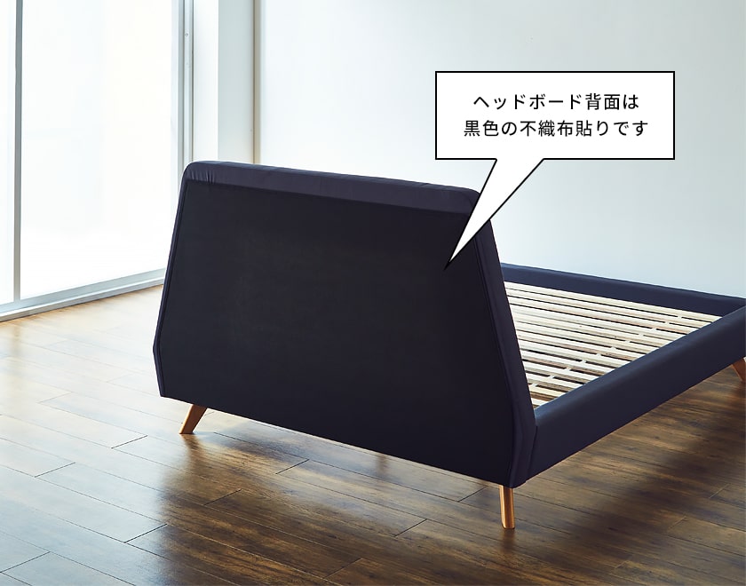 ネイビー ダブルベッド ヘッドボード付き 36112973_p4.jpg