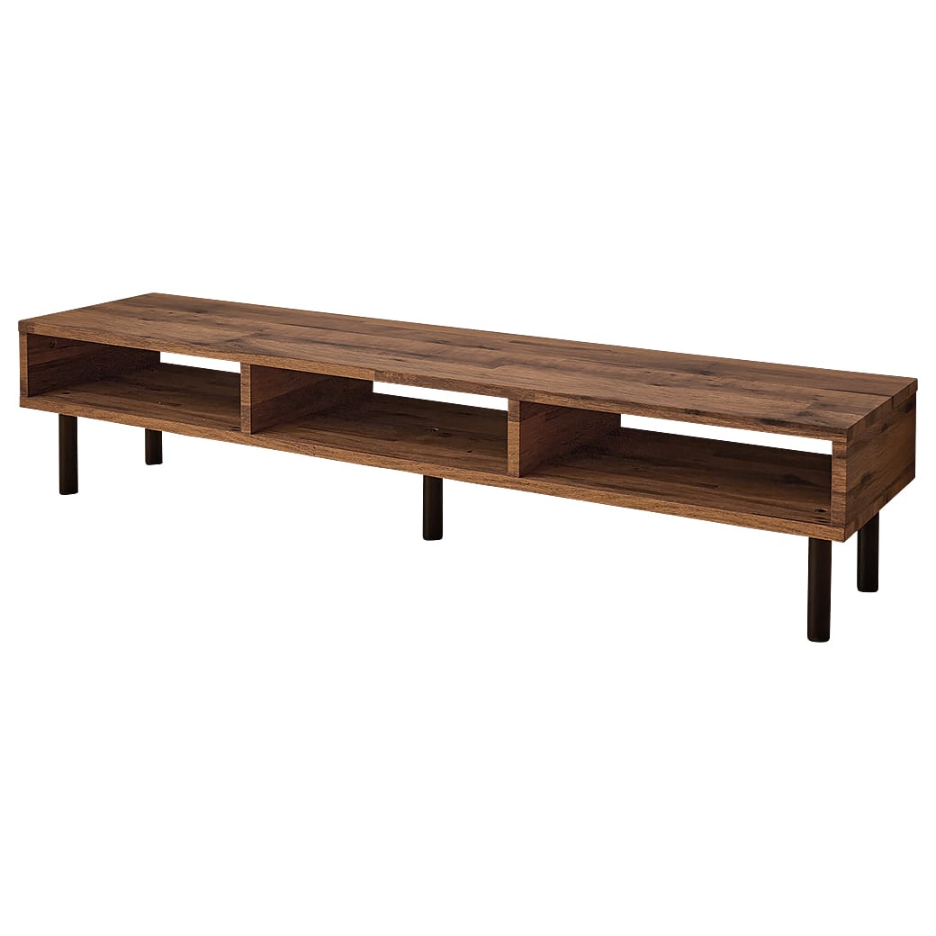 エンドテーブル ベッドテーブル 幅120cmタイプ オープン収納 アイアン脚 木製 s01｜ioo-neruco｜02