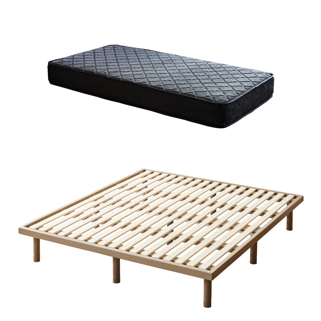 ネルコンシェルジュ すのこベッド キング 幅180cm 木製 厚さ20cm