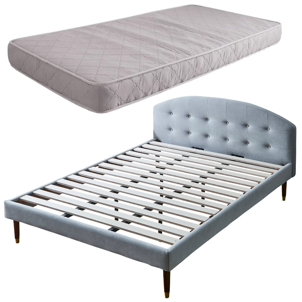 ネルコンシェルジュ セラ ファブリックベッド ダブル 15cm厚ポケット