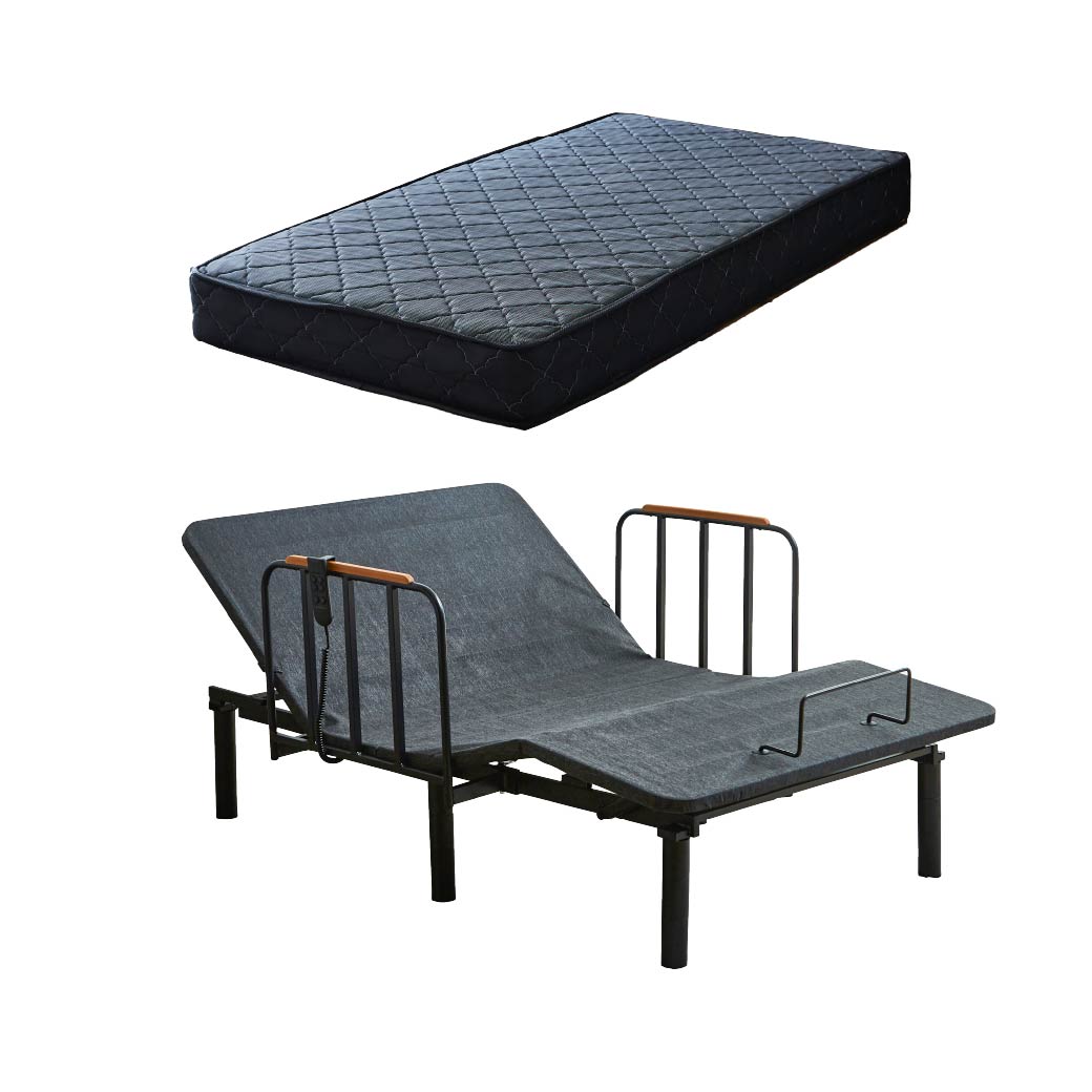 ネルコンシェルジュ 電動ベッド セミダブルサイドガード付き厚さ20cm