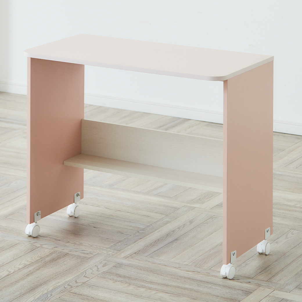 デスク キャリー 高さ70cm キャスター付き 机 学習机 かわいい