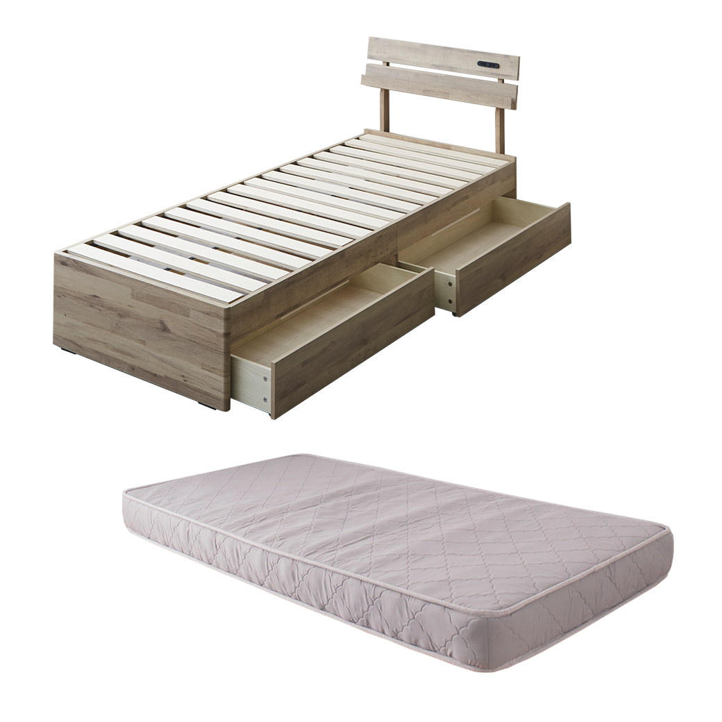 ベッド通販 ネルコンシェルジュ neruco - 棚付きベッド｜Yahoo