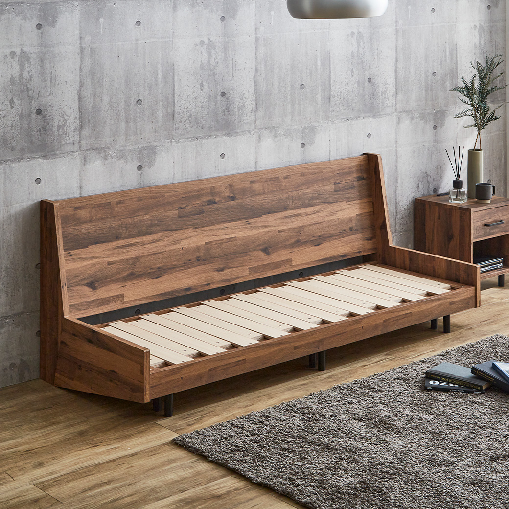 シングルベッドスタイル ソファベッド Amazon｜ARTFILIF シングルソファベッド 折りたたみソファベッド ログ