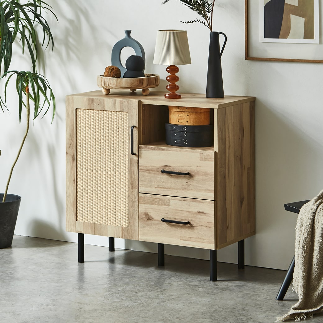 H111K1 木製 サイドボード キャビネット 飾り棚 ネルコンシェルジュ キャビネット サイドボード アーヴィング 幅80cm