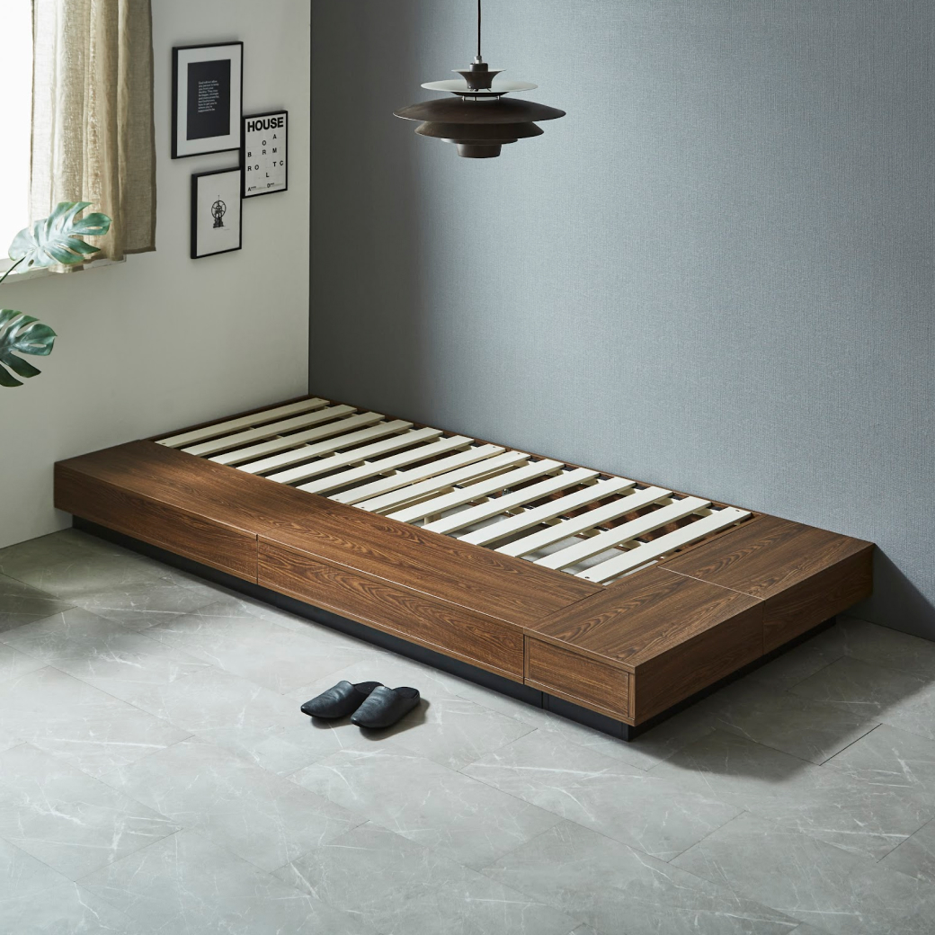 収納付きコーナーステージベッド CORNER STAGE BED ローベッド 隠せる 収納付きコーナーステージベッド CORNER STAGE BED ローベッド 隠せる